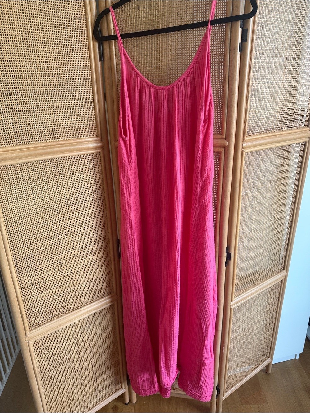 9Seed Pink Maxi Slip Dress